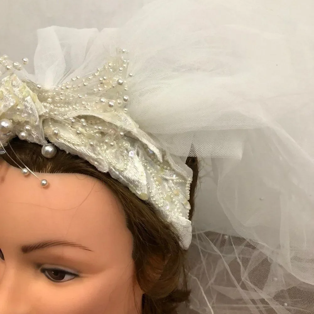 Handmade bridal veil